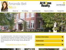 Tablet Screenshot of amandabellsells.com